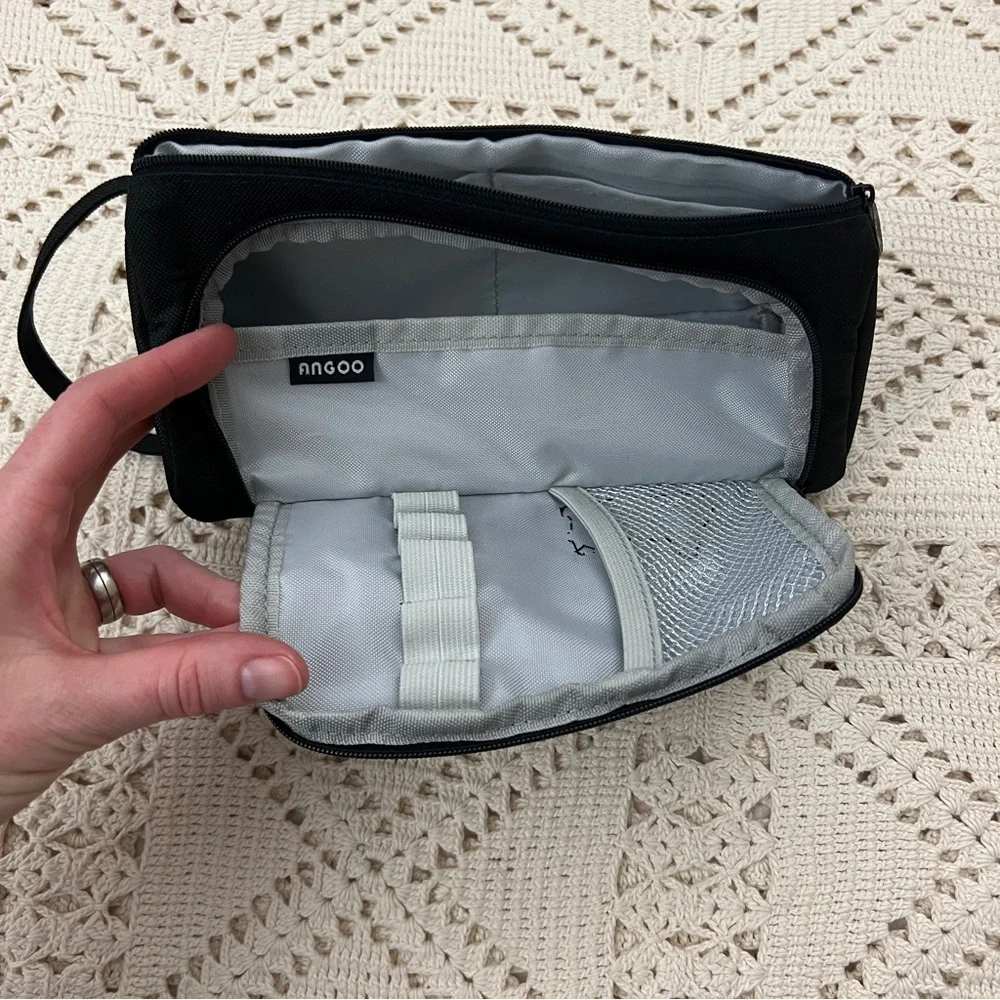 Bleep cat patch pencil case